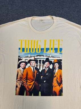 Trump Vance RFK Jr Musk Thug Life 2024 Political Cowboy T-Shirt XL